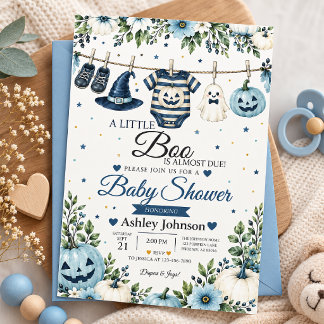 Little Boo Baby Shower Invitation