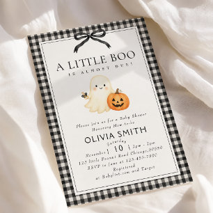 Little Boo Baby Shower Invitation Gender Neutral