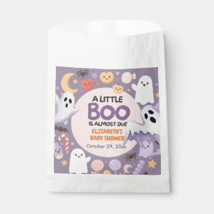 Little Boo baby shower Pumpkin Halloween Favour Bags