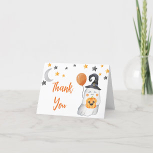 Little Boo Baby Shower Thank You Card