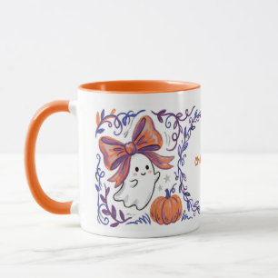 Little Boo Big Attitude Personalised Halloween Kid Mug