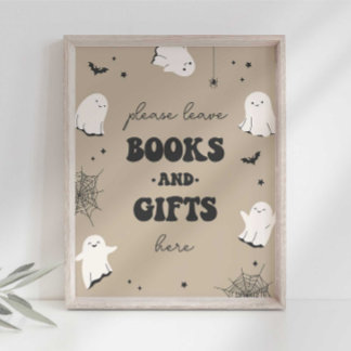 Little Boo Books and Gifts Party Sign