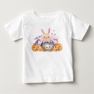 Little Boo Bunny in Halloween Cauldron  Baby T-Shirt