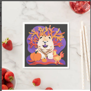 LITTLE BOO Cream Chow  Napkin