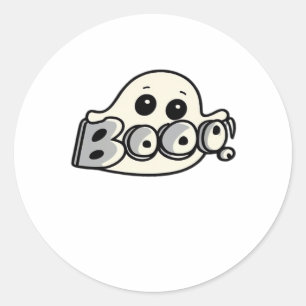 Little Boo Creative Casual Classic Round Sticker