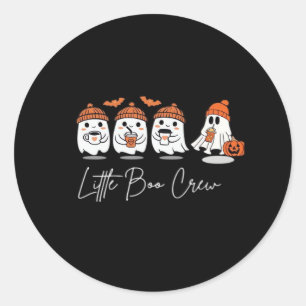 Little Boo Crew Minimal Clean Classic Round Sticker