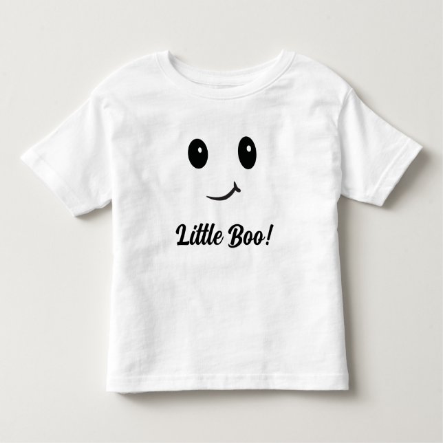 Little Boo! Cute Ghost Costume Toddler T-Shirt (Front)