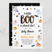 Little Boo Cute Halloween Cute Ghost Baby Shower