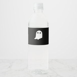 Little Boo Funny Meme Water Bottle Label