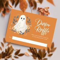 Little Boo Ghost Baby Shower Diaper Raffle