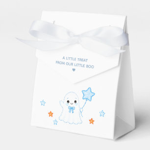 Little Boo Ghost Blue Halloween Baby Shower Favour Box