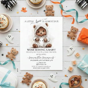 Little Boo Ghost Halloween Baby Bear