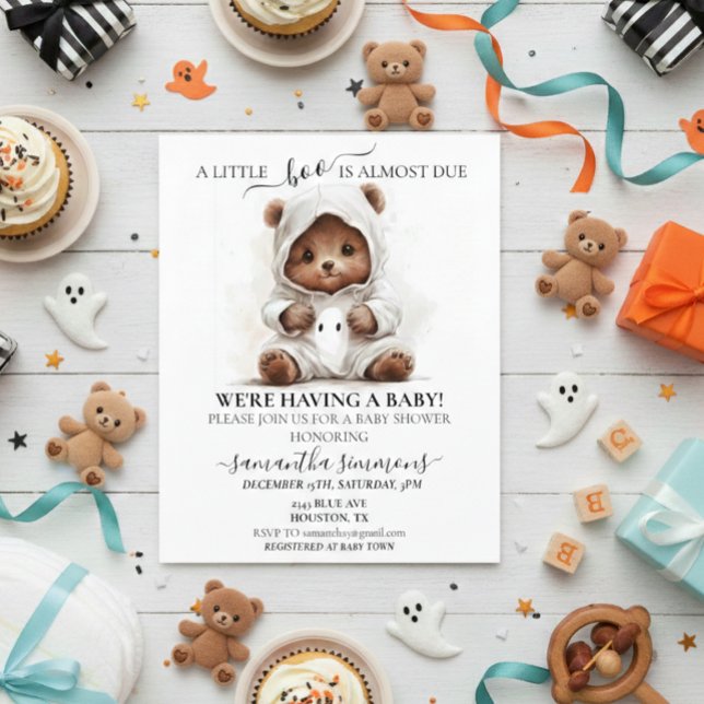 Little Boo Ghost Halloween Baby Bear (Creator Uploaded)