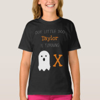 Little Boo Ghost Halloween Birthday
