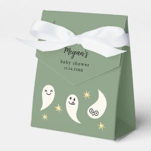 Little Boo Green Baby Shower Favour Boxes