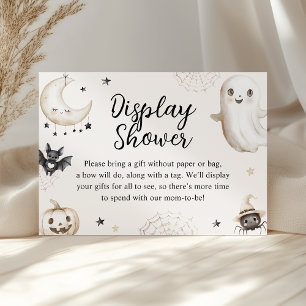 Little Boo Halloween Baby Shower Display Shower Enclosure Card