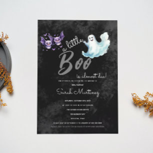 Little Boo Halloween Baby Shower Invitation