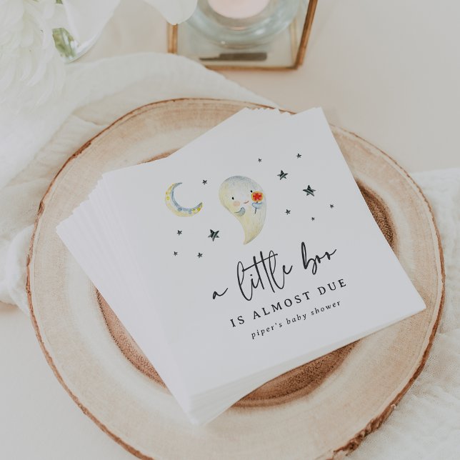 Little Boo Halloween Baby Shower Napkin (Creator Uploaded)