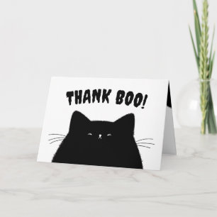 Little Boo Halloween Baby Shower Thank You Card