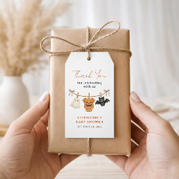 Little Boo Halloween Baby Shower Thank You Gift Tags
