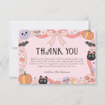 Little Boo Halloween Coquette Baby Shower 
