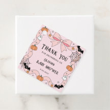 Little Boo Halloween Coquette Pink Baby Shower