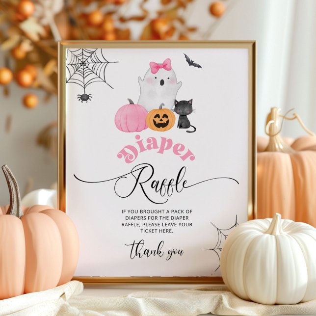 Little Boo Halloween Diaper raffle Poster (Creator Uploaded)
