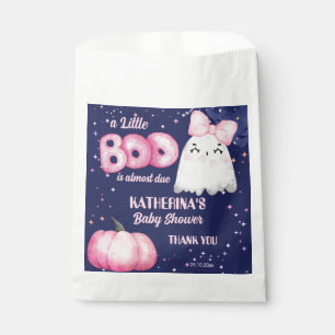 Little boo Halloween ghost girl baby shower favour Favour Bags