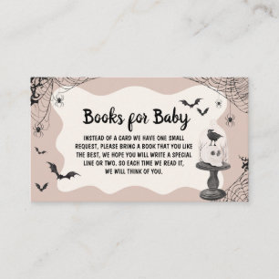 Little Boo Halloween Gothic Baby Books for Baby Enclosure Card