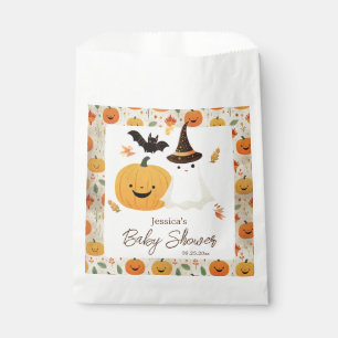 Little Boo Halloween Pattern Baby Shower Favour Bags