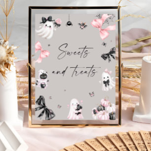 Little Boo Halloween Sweets and Treats Poster