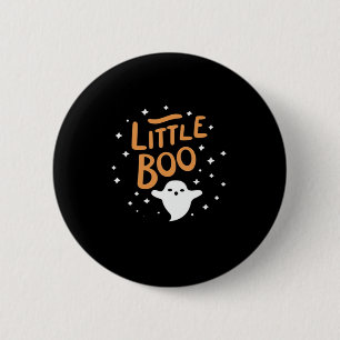 Little Boo, Happy Halloween Vintage Classic 6 Cm Round Badge