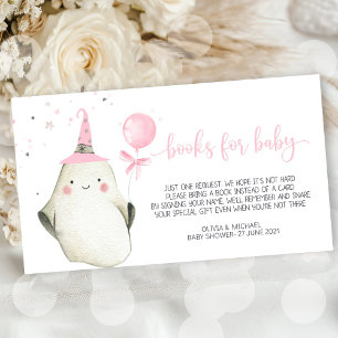 Little Boo is almost due Baby shower Enclosure Card