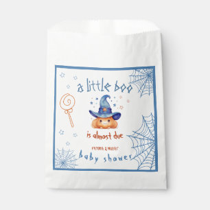Little boo is Almost Due Boy Shower  Favour Bags