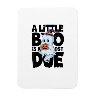Little Boo Is Almost Due Cute Halloween Pregnancy  Magnet