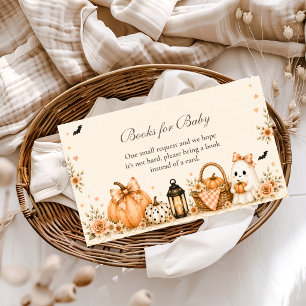 Little Boo Is Almost Due Fall Books for Baby Enclosure Card