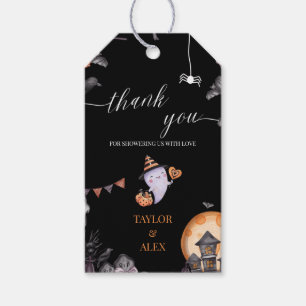 Little Boo is Almost Due Halloween Baby Shower Gift Tags