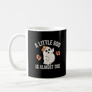 Little Boo Is Almost Due Halloween Pregnancy Annou Coffee Mug