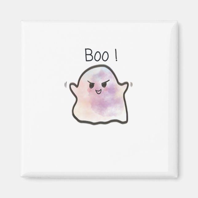 Little Boo Is Cheeky Funny Meme Magnet (Front)
