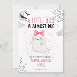 LITTLE BOO IS DUE BABY SHOWER INVITE