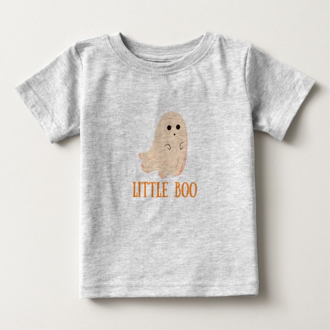 Little Boo Kids Halloween  Baby T-Shirt (Front)