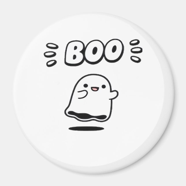 Little Boo Minimal Style Magnet (Front)
