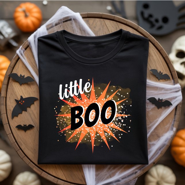 Little Boo | Orange Halloween T-Shirt (Creator Uploaded)