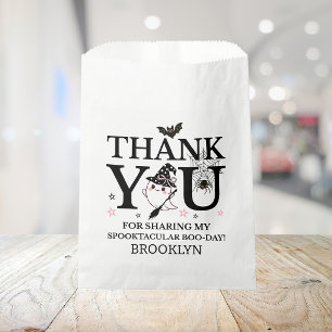 Little Boo Pink Girl Halloween Thank You Birthday Favour Bags