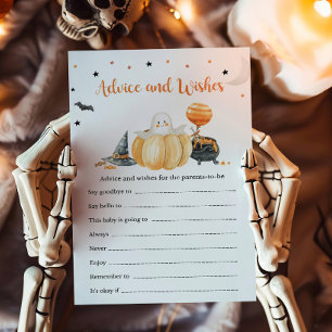 Little Boo Pumpkin Advice and Wishes Game