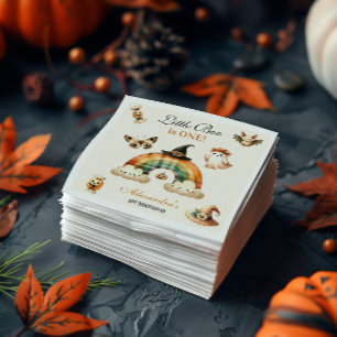 Little Boo Western First Birthday Napkin