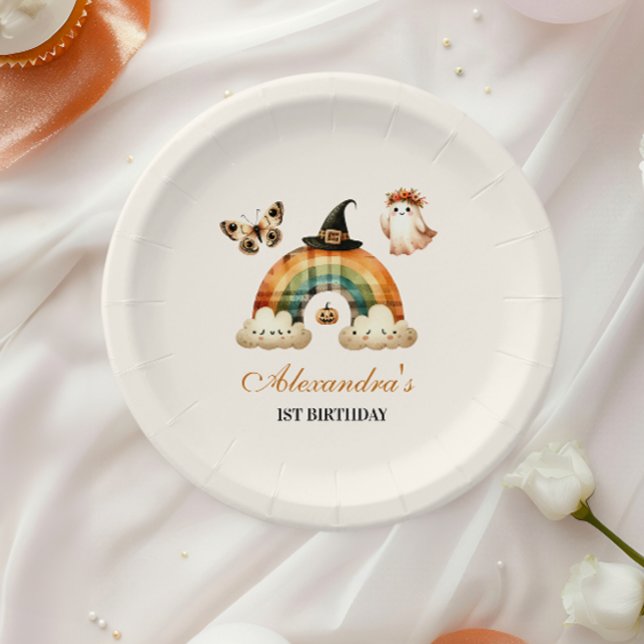 Little Boo Western First Birthday Paper Plate (Creator Uploaded)