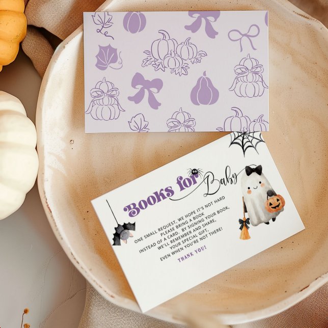 Little Boo Whimsical Books for baby ticket Enclosure Card (Creator Uploaded)