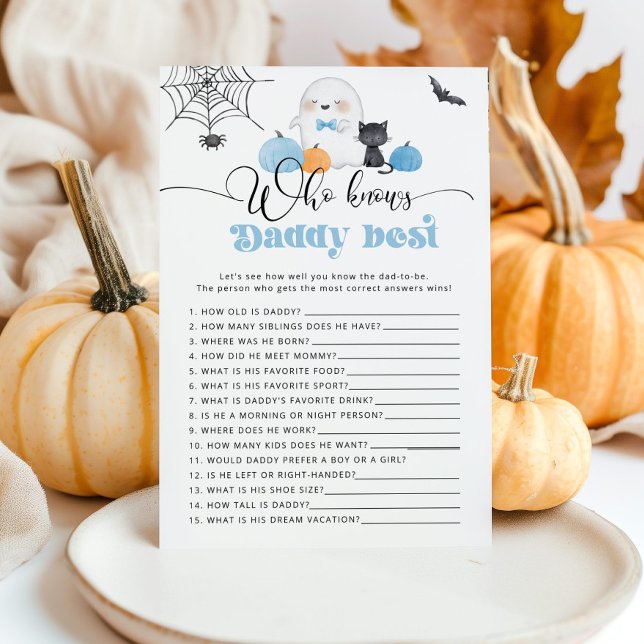 Little Boo Who knows daddy best baby shower game (Creator Uploaded)