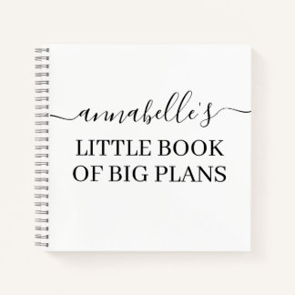 Little Book Of Big Plans Notebook